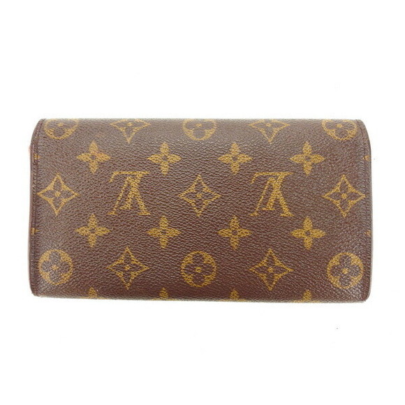 Louis Vuitton Monogram Pochette Wallet Monnaie Brown Long Porte Zipper - Picture 1 of 6